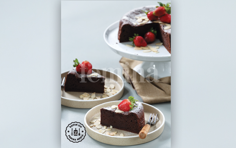 Resep Flourless Chocolate Cake